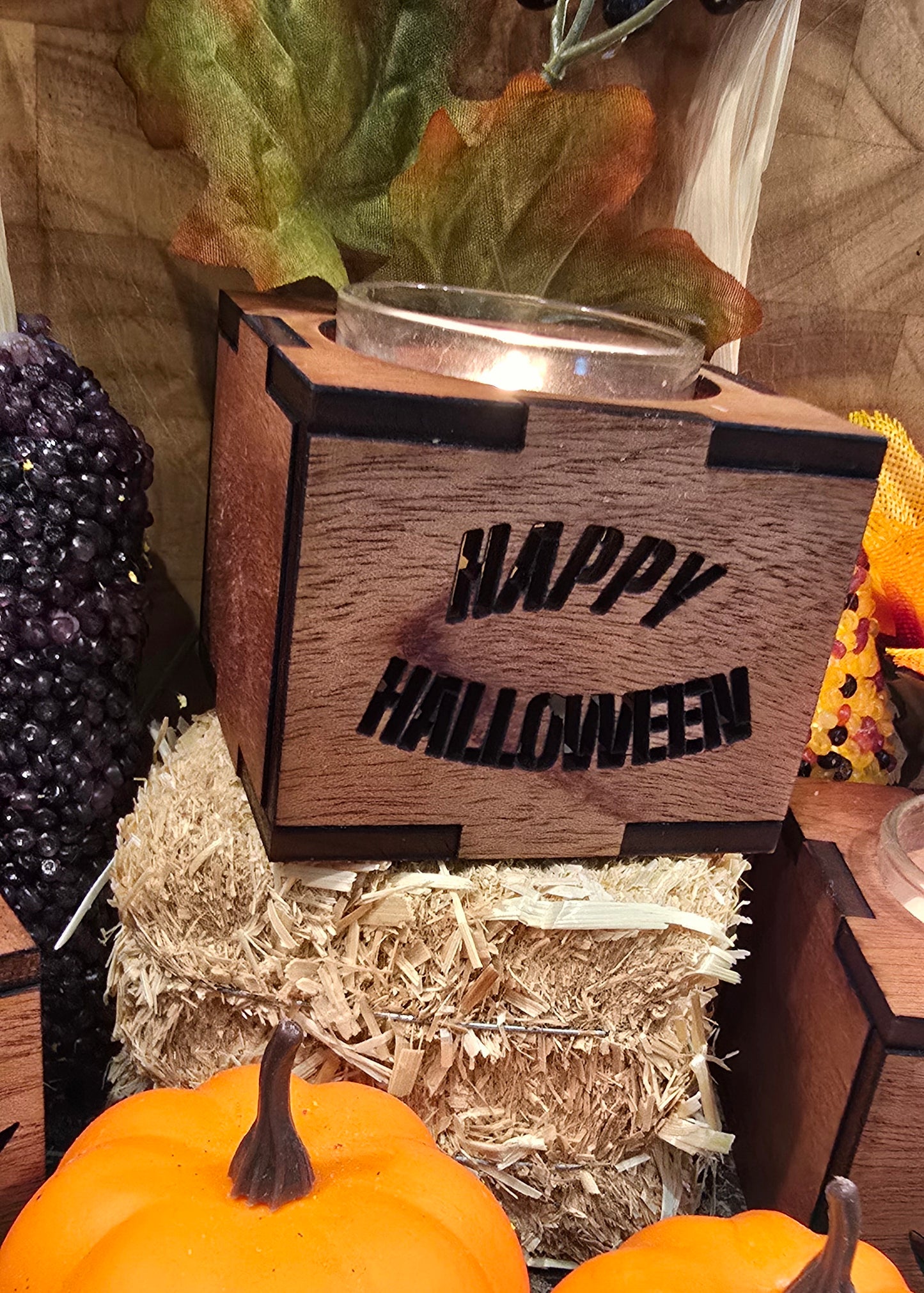 Halloween Votive Candle Holders (3-piece set)