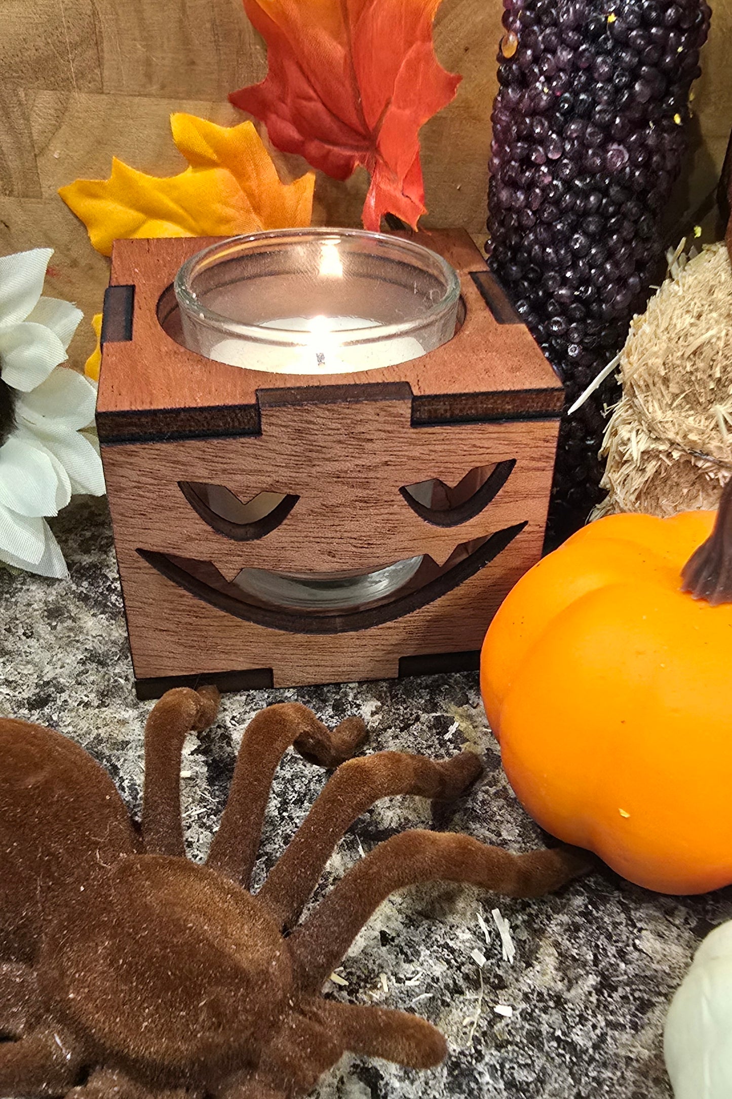 Halloween Votive Candle Holders (3-piece set)