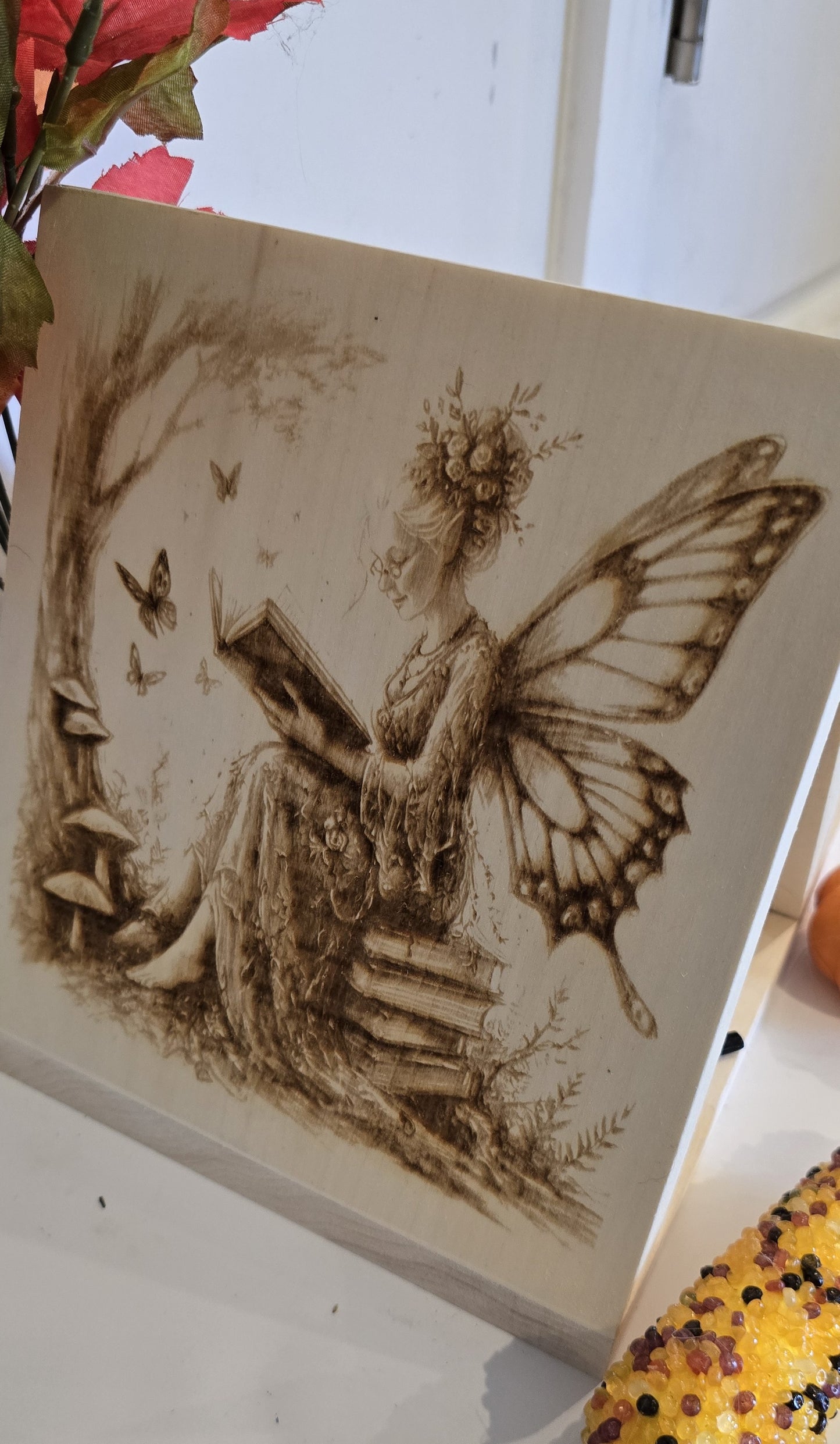 Laser Engraved Book Stand