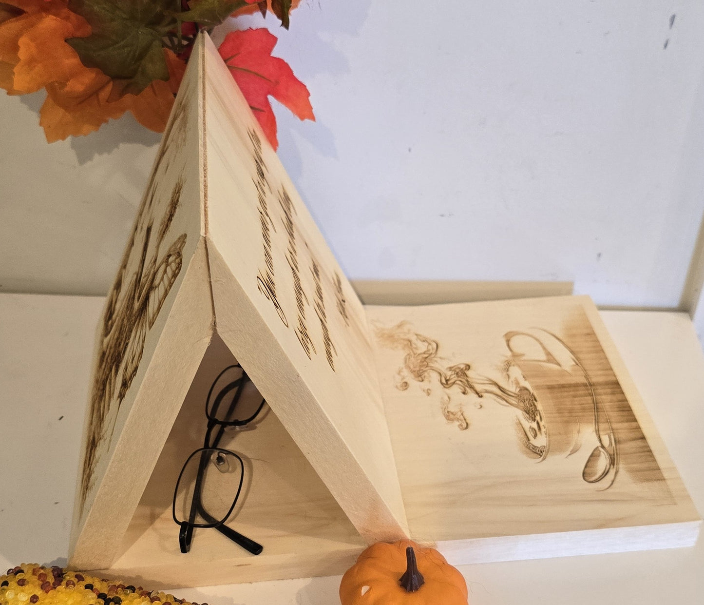 Laser Engraved Book Stand