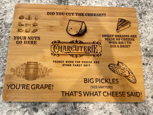 Funny Charcuterie  Board