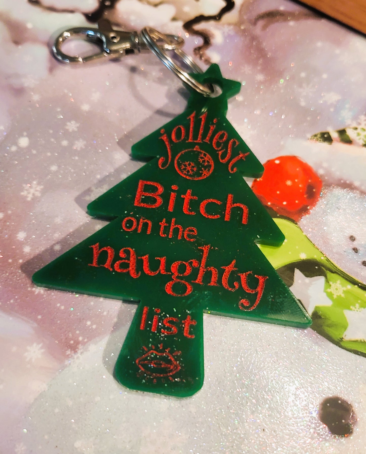 Christmas Spirit Keychain